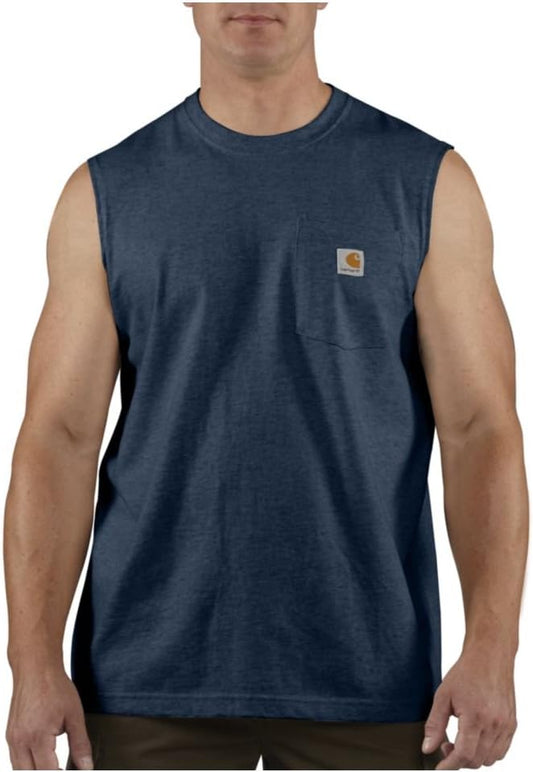 HOTCarhartt Men's Dearborn Relaxed Sleeveless T-Shirt