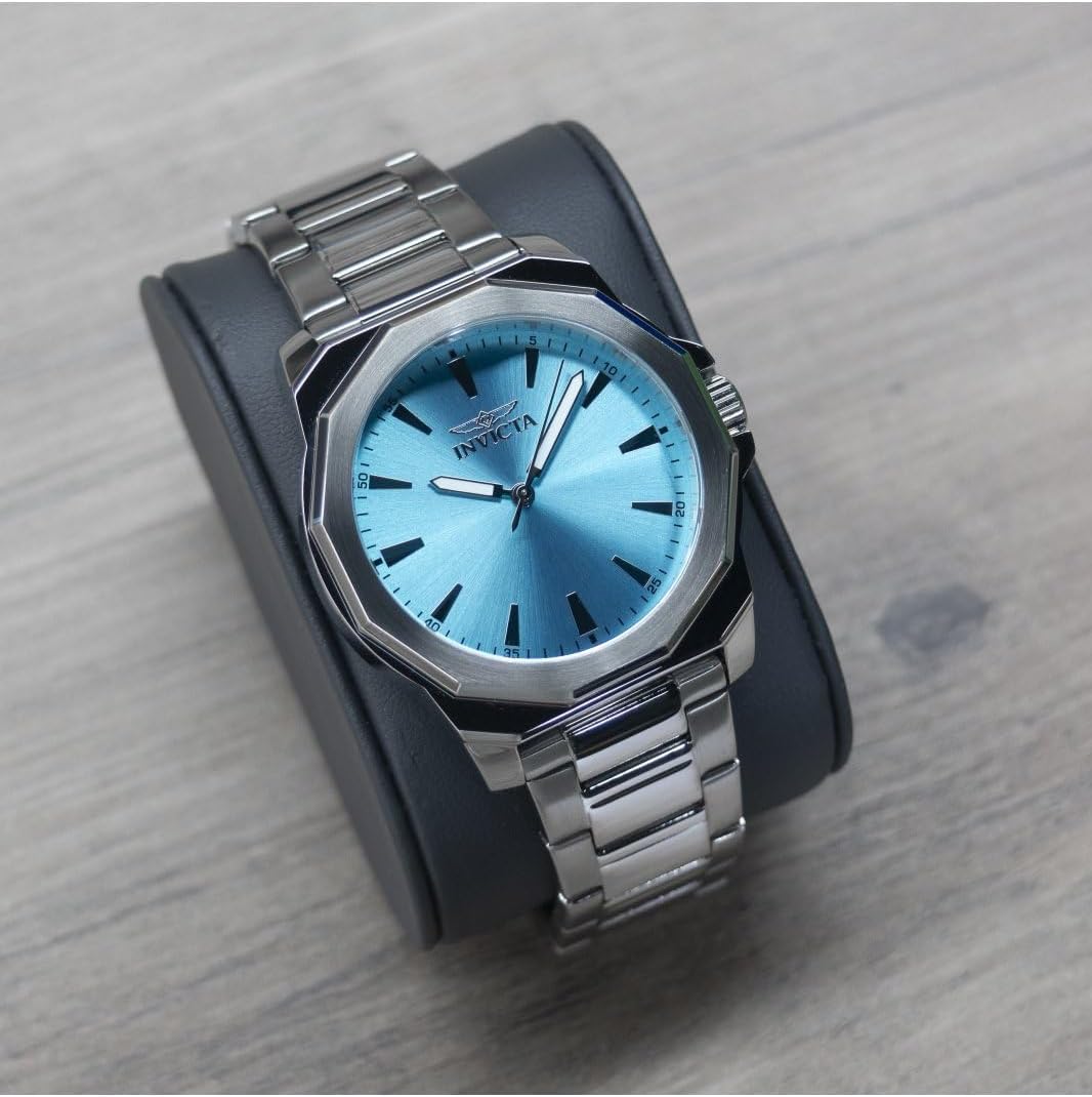 HOTInvicta Speedway Men 42mm Stainless Steel Steel Light Blue dial PC21J Quartz