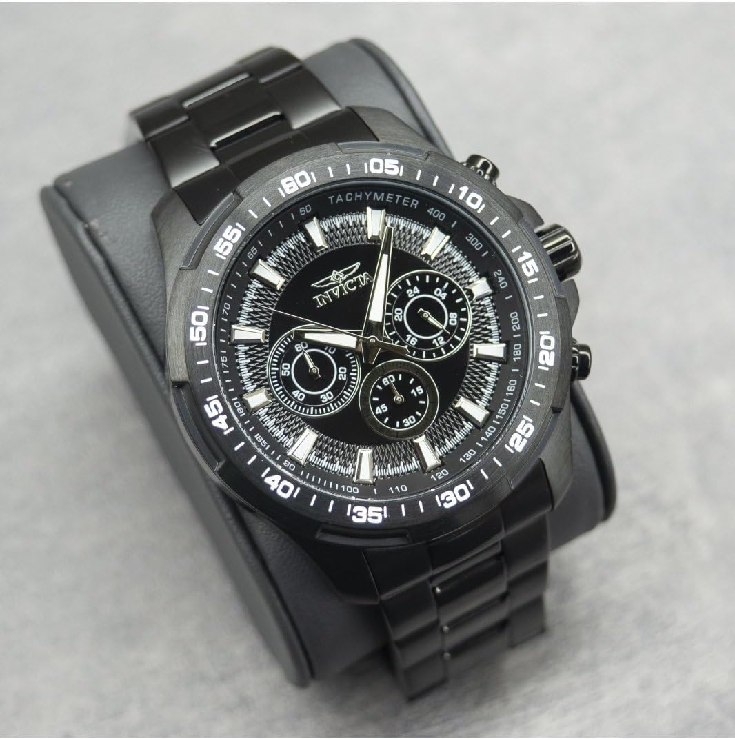 HOTInvicta Speedway Edelstahl Herren Quarzuhrwerk - 48mm