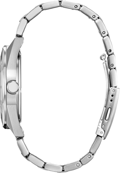 HOTCitizen Men's Eco-Drive Sport Casual Odyn Watch, Stainless Steel Watch, 3 Hand, Date