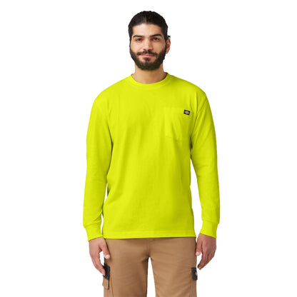 HOTDickies Men's Big and Tall Long Sleeve Heavyweight Crew Neck