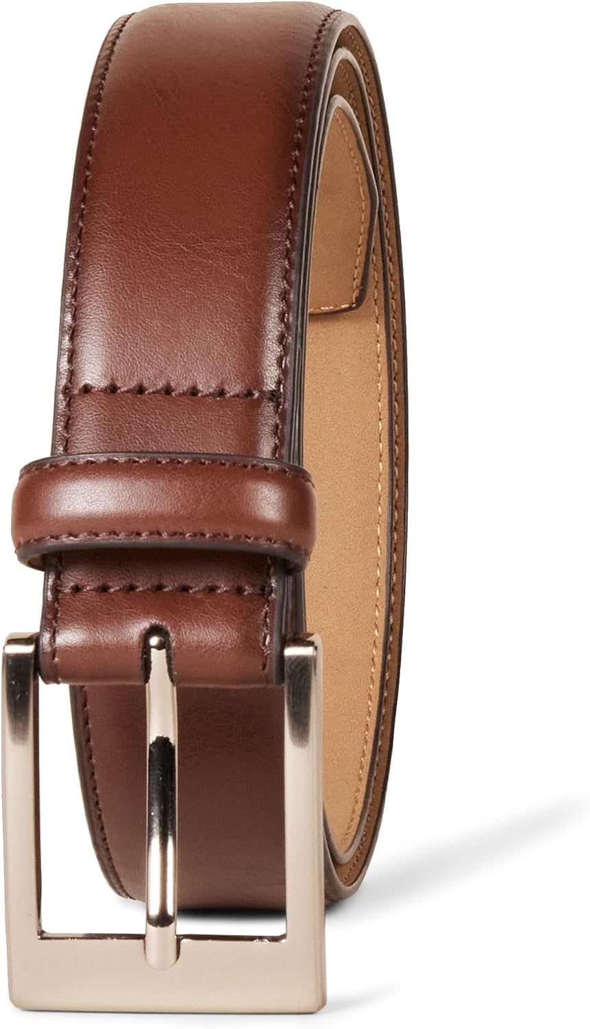 HOTAmazon Essentials Men's Leather Belt, Classic Style