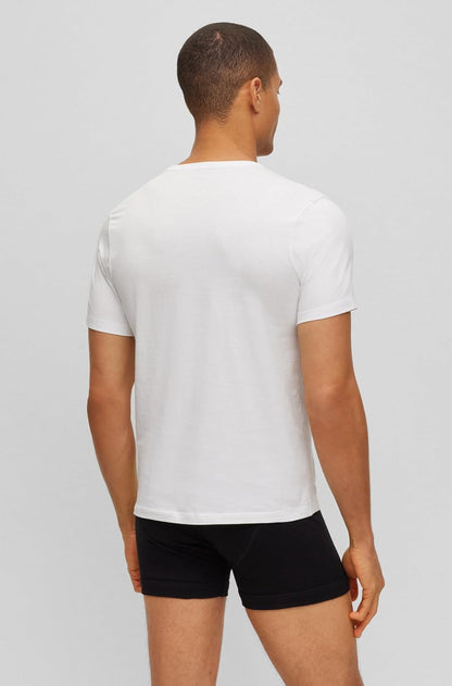 HOTBOSS Men's Logo Embroidered Cotton Tee 3 Pack