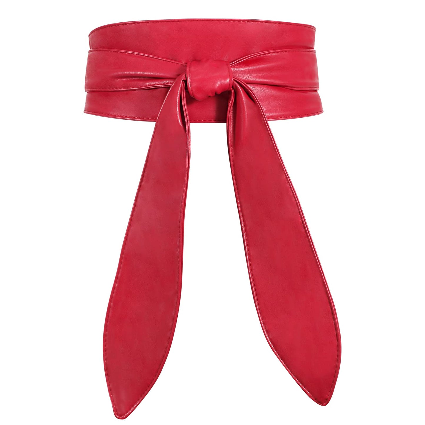 HOTWHIPPY Women Obi Belt Fashion Wrap Around Wide Waistband Knotted Belt for Dress