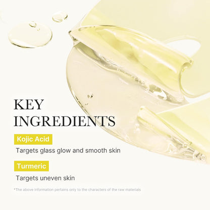HOTmedicube Jelly Gel Mask with Brightening Kojic Acid Turmeric | Overnight Face Mask for Glass Glow Skin | Elasticity, Hydrating, Firming and Radiance Boosting | Korean Skincare, 28g x 4ea
