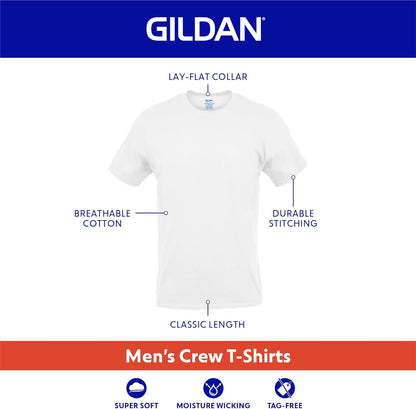 HOTGildan Men's Crew T-Shirts, Multipack, Style G1100