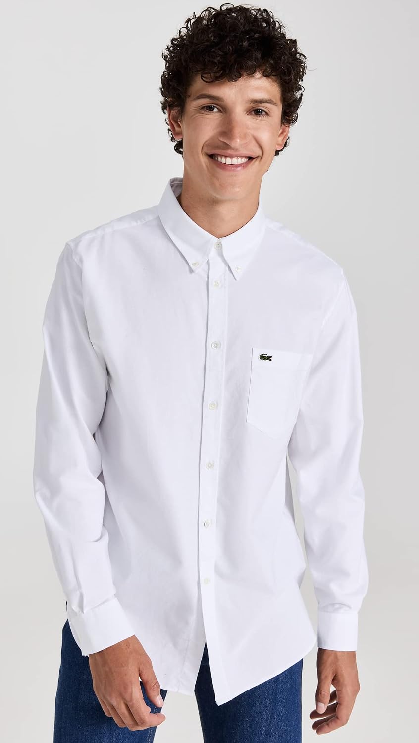 HOTLacoste Men's Regular Fit Oxford Shirt