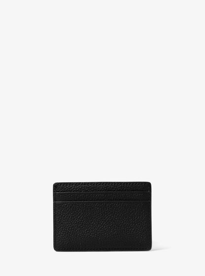 HOTMichael Kors Women's Jet Set Card Holder, Gold-Tone Hardware/Black, One Size