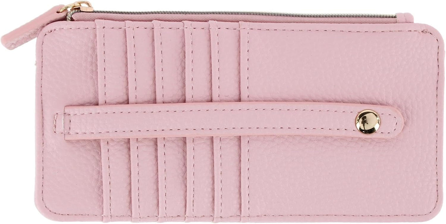 HOTJulia Buxton Vegan Leather Pik-Me-Up® Thin Card Holder Black