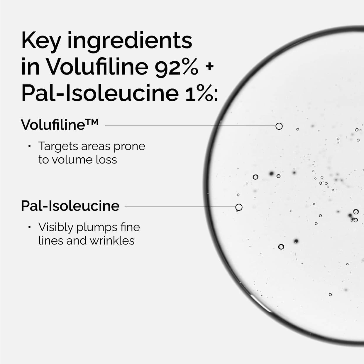 HOTThe Ordinary Volufiline 92% + Pal-Isoleucine 1% Plumping Anhydrous Serum, Facial Skincare for Loss of Volume, 0.5 Fl Oz