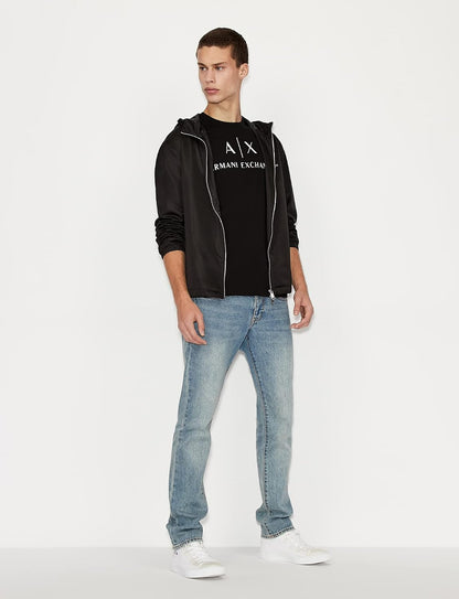 HOTAX Armani Exchange Men's Crew Neck Logo Tee