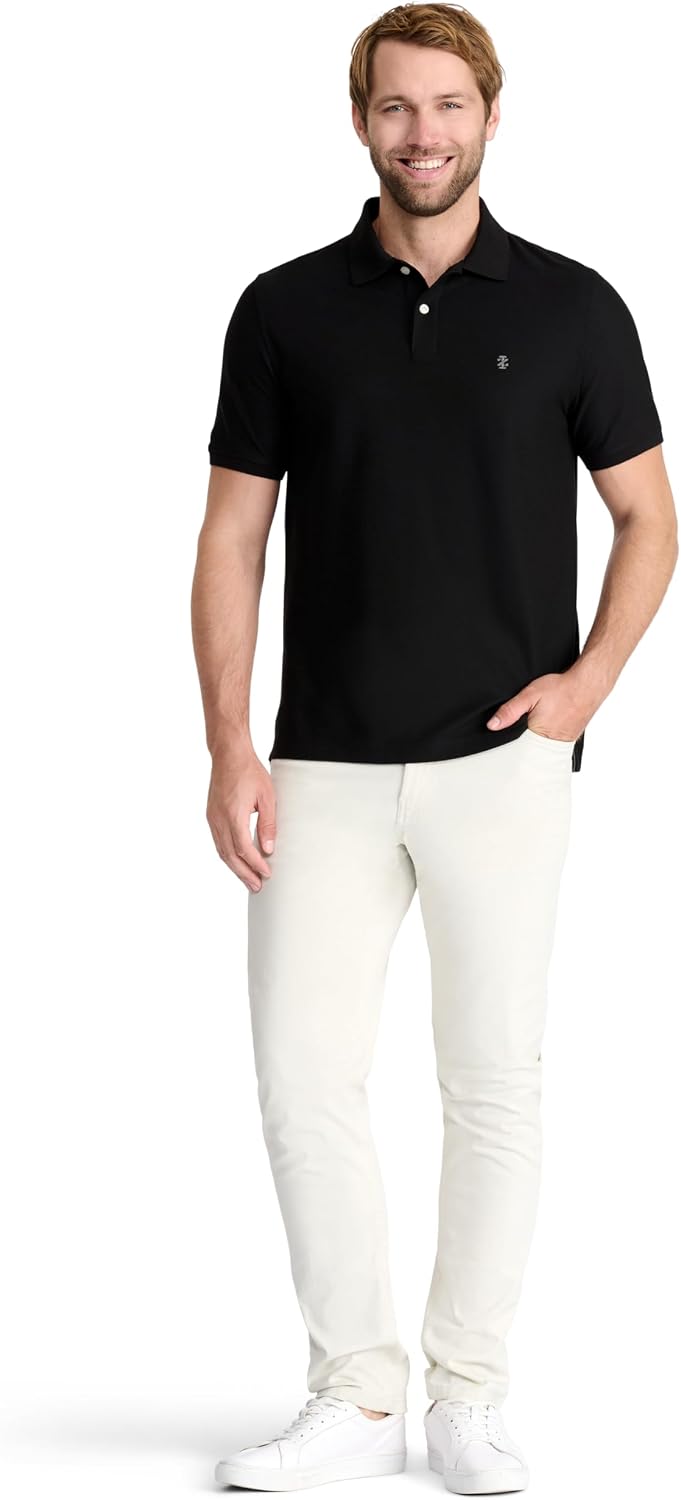 HOTIzod Men's Advantage Performance Short Sleeve Fashion Polo Shirt
