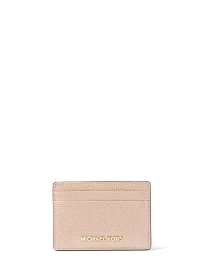 HOTMichael Kors Women's Jet Set Card Holder, Gold-Tone Hardware/Black, One Size