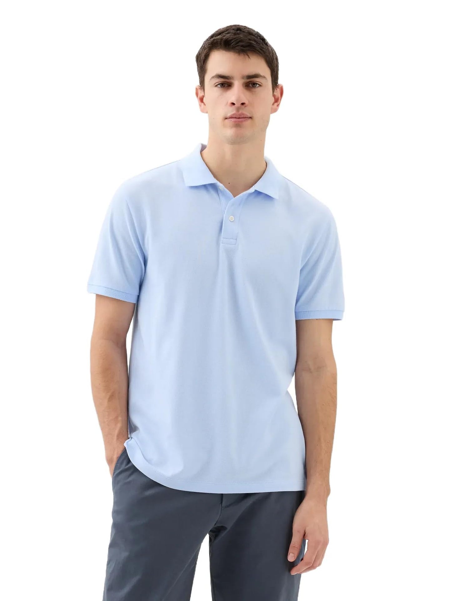 HOTGap Men's Stretch Pique Polo Shirt