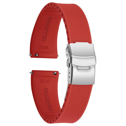 HOTSilicone Watch Band Quick Release Strap FKM Waterproof Watch Bands for Men 20mm 22mm Replacement Strap Sport Rubber Watchband