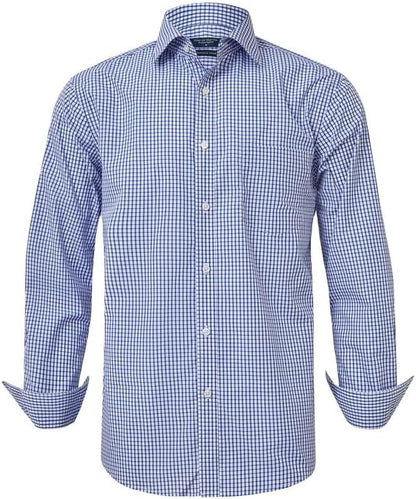 HOTYear In Year Out Wrinkle Free Dress Shirt for Men Regular Fit Long Sleeve Wrinkle Resistant Shirt