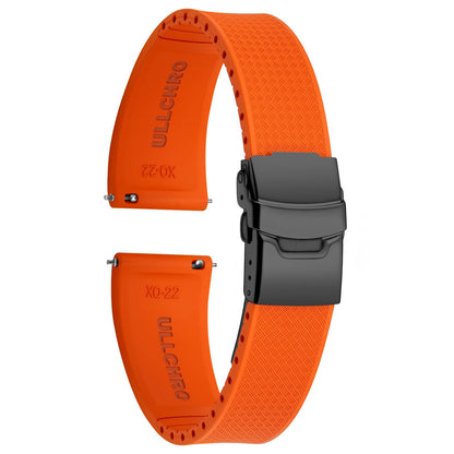 HOTSilicone Watch Band Quick Release Strap FKM Waterproof Watch Bands for Men 20mm 22mm Replacement Strap Sport Rubber Watchband