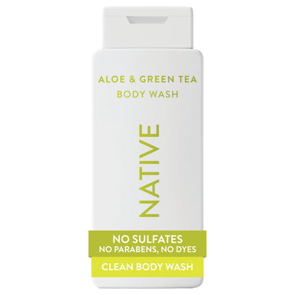 HOTNative Clean Body Wash, Gentle & pH-balanced for Sensitive Skin, 24-Hr Freshness for Men & Women, Vegan & Cruelty-Free, Free of Sulfates, Parabens & Phthalates, Sea Salt & Cedar, 18 fl oz