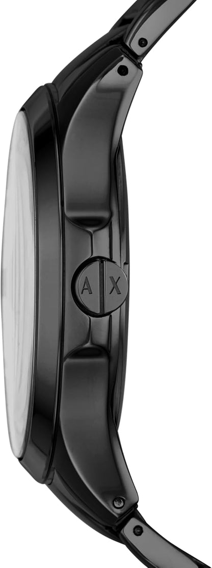 HOTA|X Armani Exchange Men's Watch, Three-Hand Stainless Steel Watch for Men