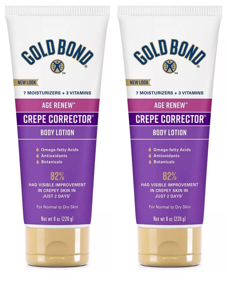HOTGold Bond Age Renew Crepe Corrector Body Lotion, Replenishing & Smoothing Formula, Gold Bond Crepe Corrector Body Lotion, 14 oz