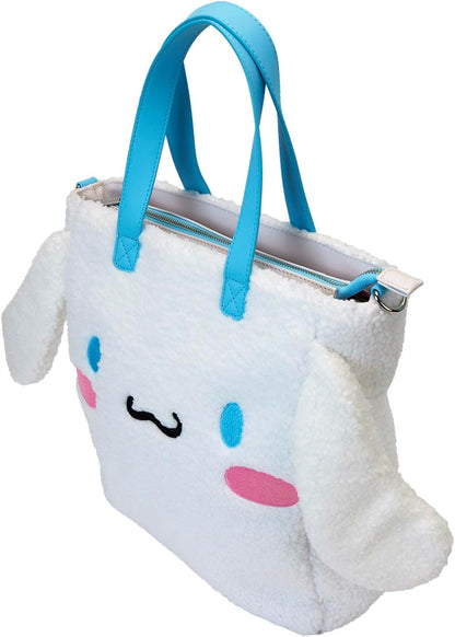 HOTLoungefly Sanrio Cinnamoroll Sherpa Tote Bag with Coin Bag
