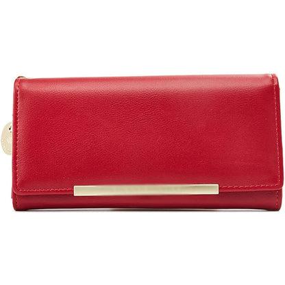HOTSpacious & Functional Leather Wallet Multifunction Luxury Women Many Departments Large Capacity Purses Fashion Female Card Holder Billfold Long Clutch Purse