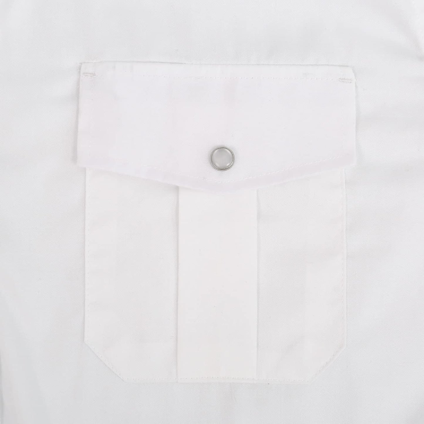 HOTMens Western Cowboy Pearl Snap Short Sleeve Casual Two Pockets Work Solid Derss Button Up Wrinkle Free Shirts