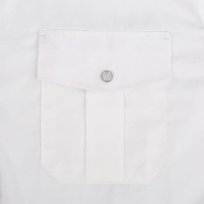 HOTMens Western Cowboy Pearl Snap Short Sleeve Casual Two Pockets Work Solid Derss Button Up Wrinkle Free Shirts