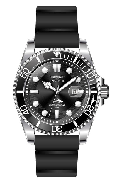 HOTInvicta Pro Diver Men 43mm Stainless Steel Steel Black dial