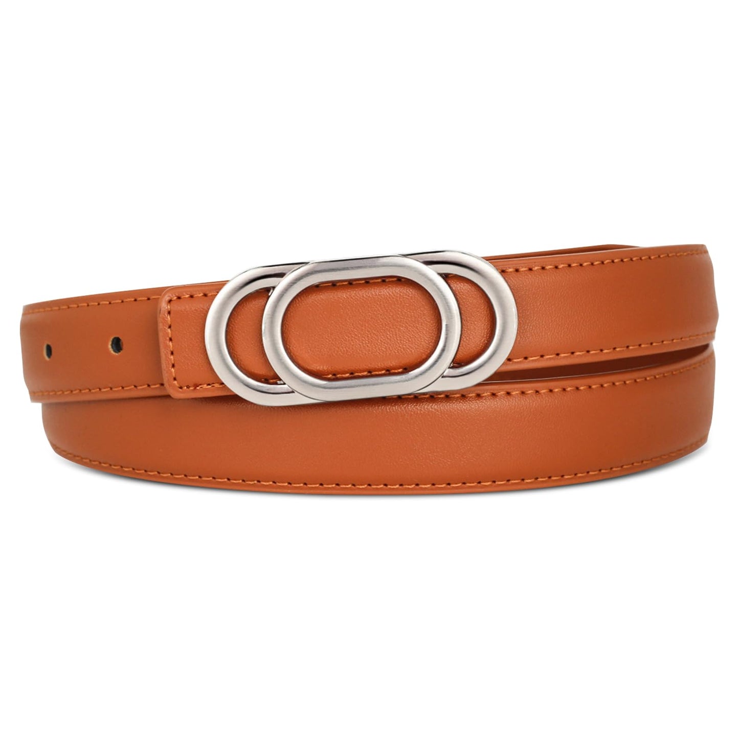 HOTAurolran Women's Leather Belt with Buckle - Ideal for Dresses, Jeans, and Coats