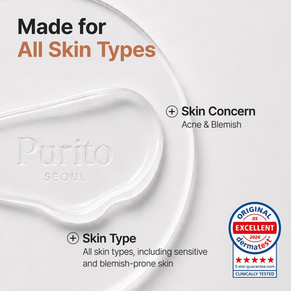 HOTPURITO Oat Calming Gel Cream | Face Moisturizer for Blemish Calm & Lightweight Hydration | All skin types, sensitive and blemish-prone skin | Non-Comedogenic | Korean Skincare, 100mL, 3.38 fl.oz