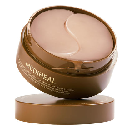 HOTMEDIHEAL Retinol Collagen Under Eye Patches - Korean Hydrogel Eye Pads (60 patches) with 95% Retinol & Collagen - Improves Puffy Eyes & Dark Circles - Non Irritating, Encapsulated Retinol
