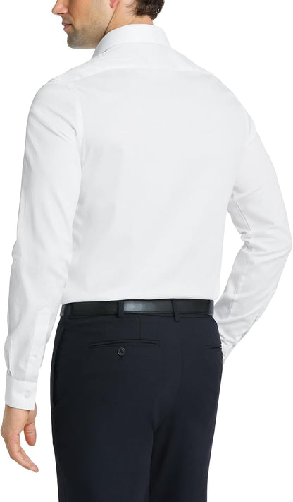 HOTVan Heusen Men's Flex Collar Slim Fit Stretch Dress Shirt