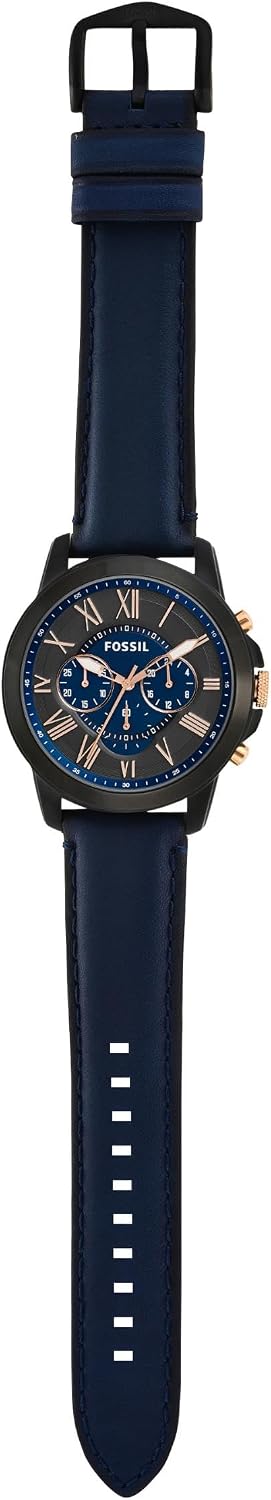 HOTFossil Men's Watch, Grant Quartz Stainless Steel Chronograph Watch for Men