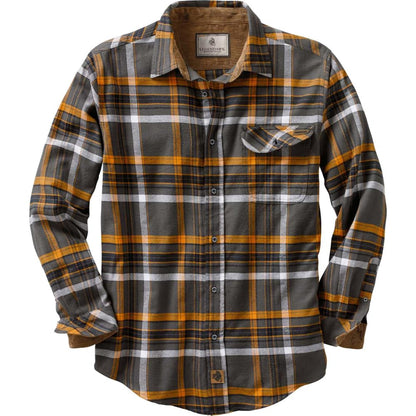 HOTLegendary Whitetails Mens Long Sleeve Button Down 100% Cotton Flannel Shirt