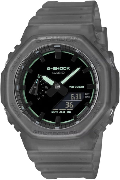 HOTCasio G-Shock Smoke Light Analog-Digital Gray Resin Watch GA2100K-1A