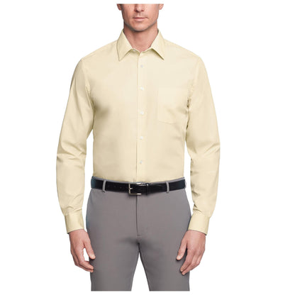 HOTVan Heusen Mens Dress Shirt Regular Fit Poplin Solid