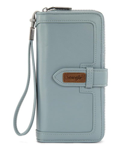 HOTX Wrangler Women's Wallets Bifold Wristlet Wallets for Women Large Capacity Credit Card Wallet with ID Window