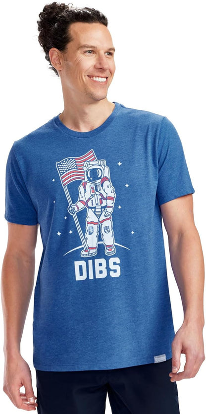 HOTTipsy Elves Patriotic Shirts for Men Comfy Casual American Flag Short Sleeve Mens 4th of July Summer Tees