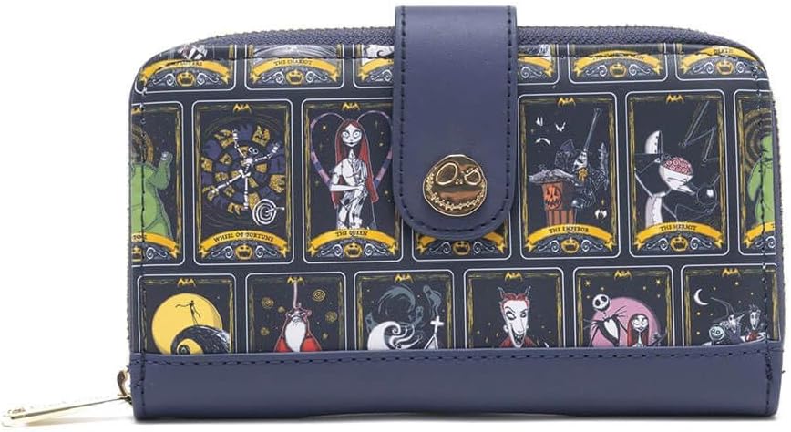 HOTLoungefly Disney Nightmare Before Christmas Allover Print Tarot Wallet