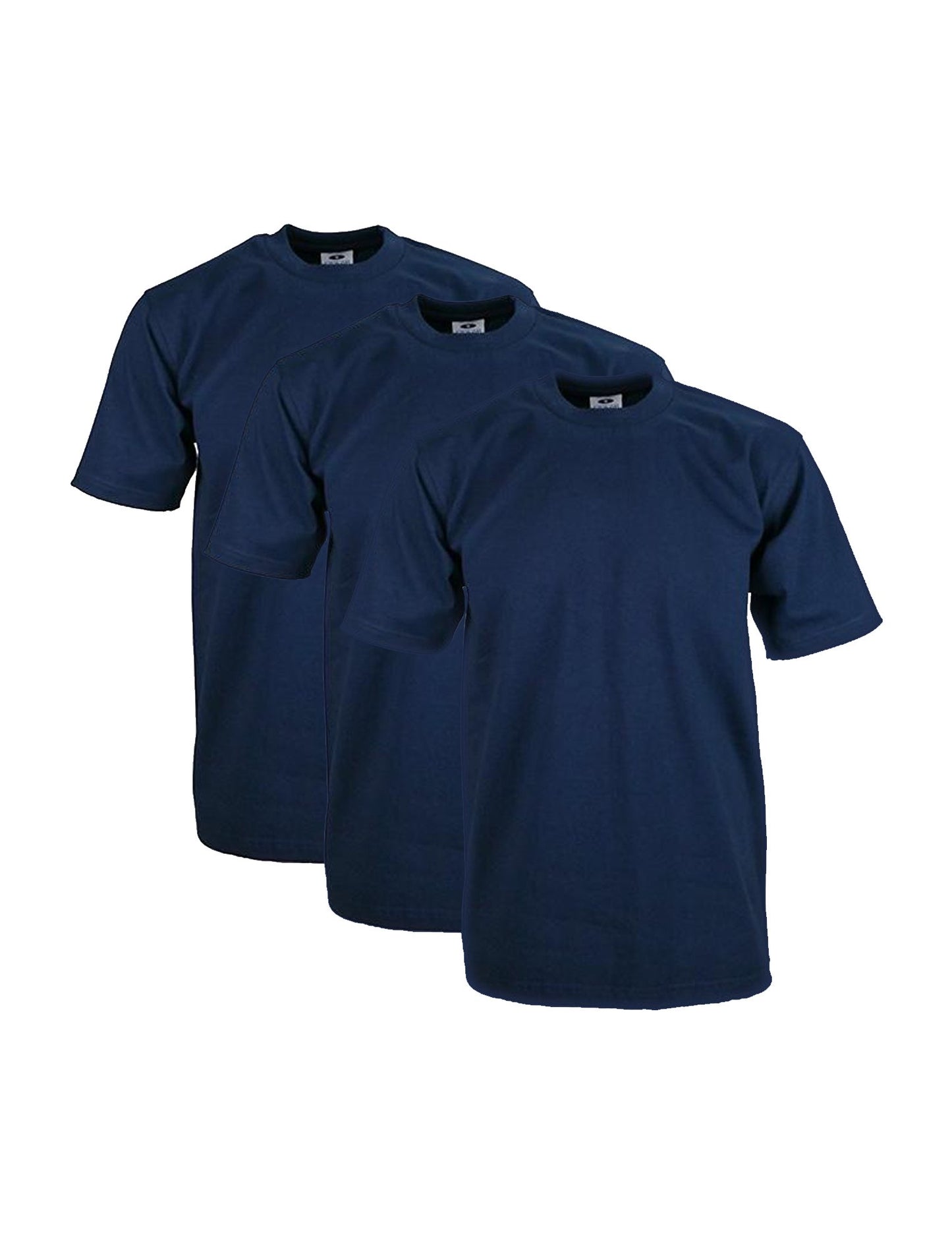 HOTPro Club Men's 3-Pack Heavyweight Cotton Short Sleeve Crew Neck T-Shirt