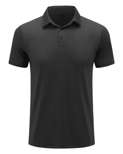 HOTBALENNZ Polo Shirts for Men Short Sleeve Mens Golf Polo Quick Dry | Summer Moisture Wicking Golf Shirt Sweat Resistant, Collared Athletic Casual Work Basic, Multi Scene Sports & Office Apparel