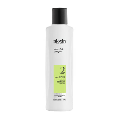 HOTNIOXIN System 2 | Scalp Care | Shampoo | Hair Thickening | For Natural Hair | Scalp Health | For Natural Hair with Progressed Thinning | Cleanse & Boost Hair Density with Niacinamide & Biotin