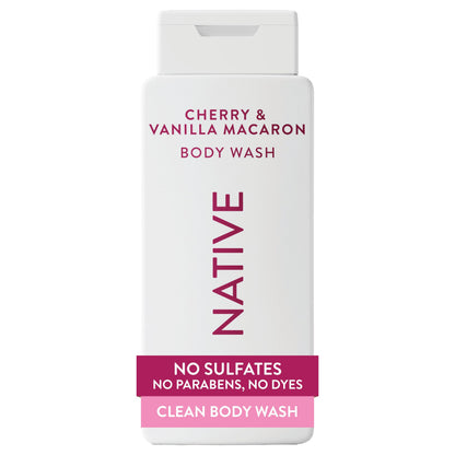 HOTNative Clean Body Wash, Gentle & pH-balanced for Sensitive Skin, 24-Hr Freshness for Men & Women, Vegan & Cruelty-Free, Free of Sulfates, Parabens & Phthalates, Sea Salt & Cedar, 18 fl oz