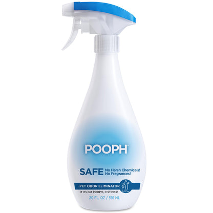 HOTPooph Pet Odor Eliminator, 32oz - Eliminates Odors at the Molecular Level, Dogs, Cats, Freshener, Eliminator, Urine, Poop, Pee, Deodorizer, Nature’s, Puppy, Fresh, Clean, Furniture, Potty