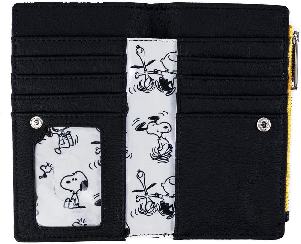 HOTLoungefly Peanuts Snoopy and Woodstock All Over Print Wallet