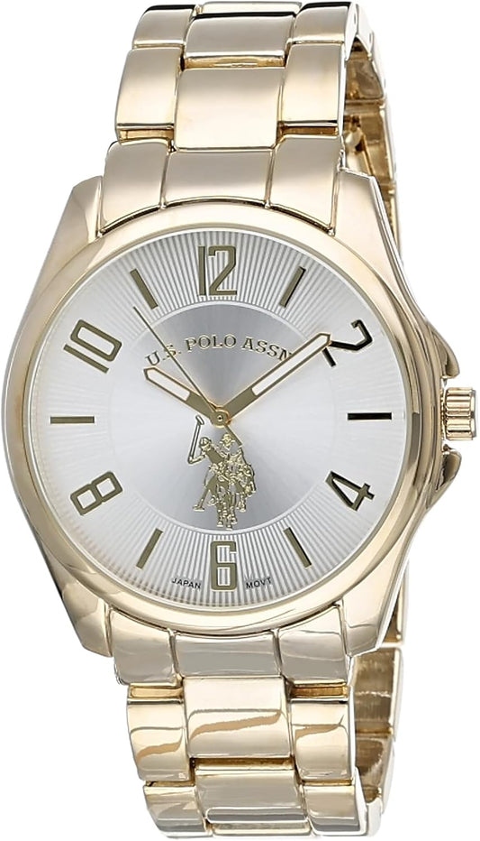 HOTU.S. Polo Assn. Classic Men's USC80215 Gold-Tone Watch