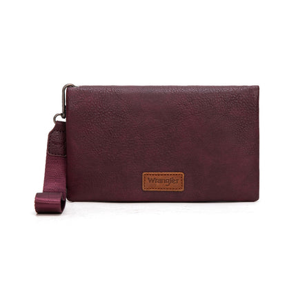 HOTWrangler Crossbody Wallet Small Purse Womens Wristlet Wallet RFID Blocking Bifold Clutch Credit Card Holder Purse