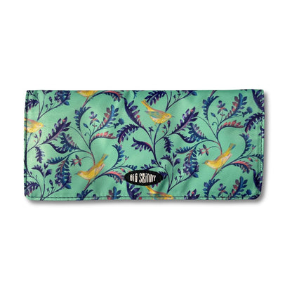 HOTBig Skinny Women's Executive Bi-Fold Checkbook Slim Wallet, Holds Up to 40 Cards