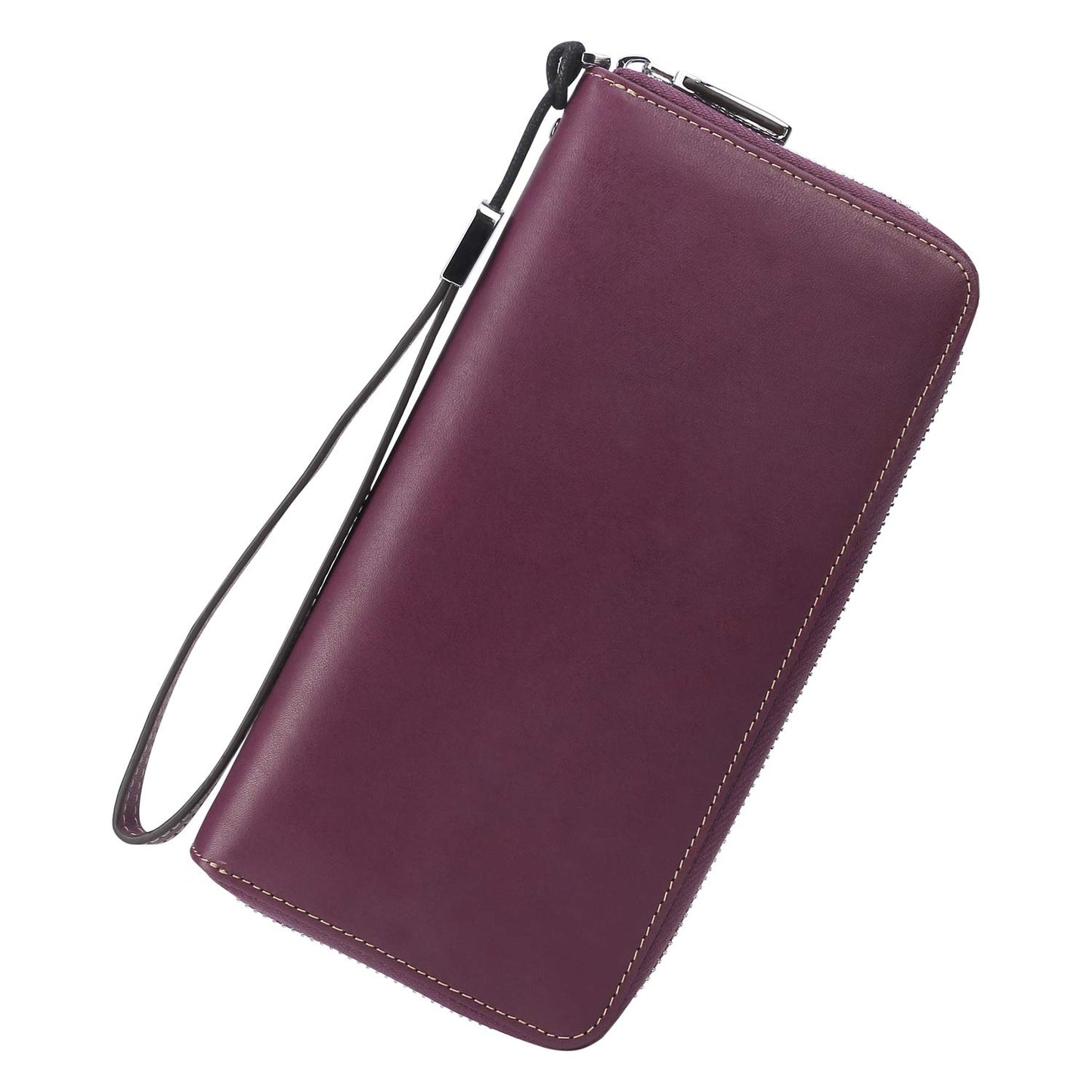 HOTLavemi Small Compact Women Wallet RFID Blocking Genuine Leather Bifold Purse with ID Windows